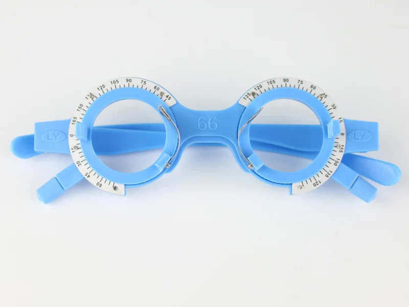 1pc Optical Trial Frame Optometry Test Frame Plastic Type Fixed PD 52-70mm