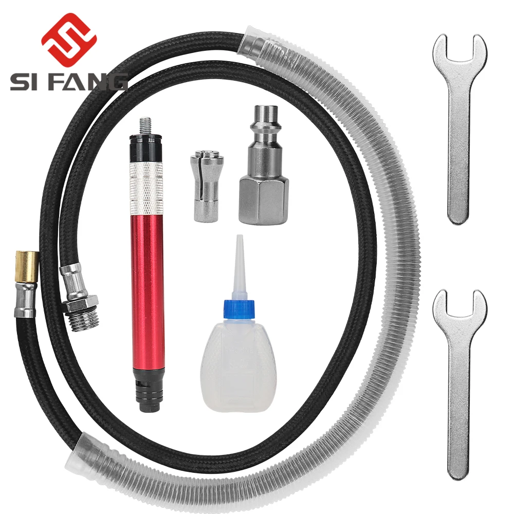 

3.5mm Chuck Air Grinding Pen Pneumatic Engraving and Grinding Machine Micro Set for Metal Wood Metal Cleaning Chamfering