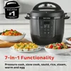 6 Quart Aluminum Ceramic Pressure Cooker Multi-Cooker with 7 Cooking Functions and Customizable Presets Dishwasher Safe Easy 2