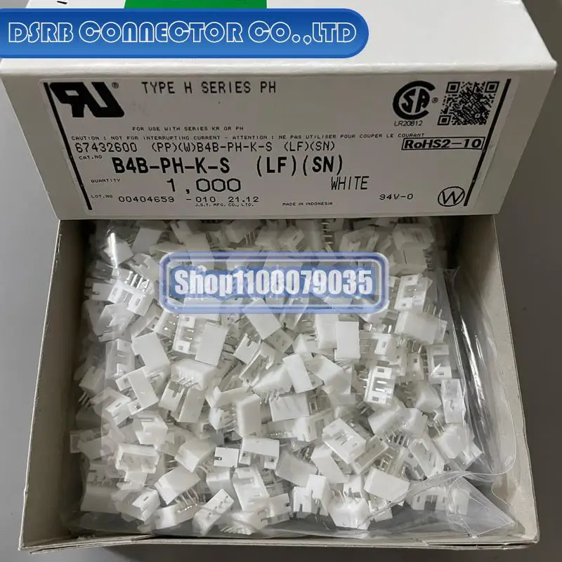 

1000pcs/lot new and original B4B-PH-K-S 4P 2.0MM