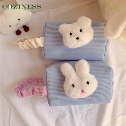 Mommy Bag Cotton Cute Bunny Storage Bag Mini Feeding Outing Bag Baby Simple Pure Purple Diaper Bag Super Soft Comfort Handbag