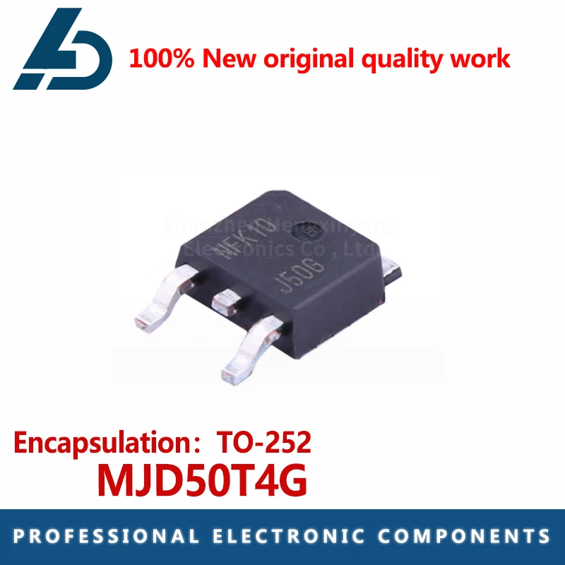 

10pcs/lot MJD50T4G Silkscreen J50G N-channel 400V 1A package SOT252 FET