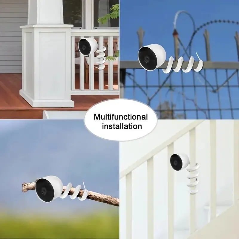 Universal Baby Monitor Holder Flexible Twisting Bracket Webcam Stand Mount Hole-Free Crib Cradle Rod baby monitor holder