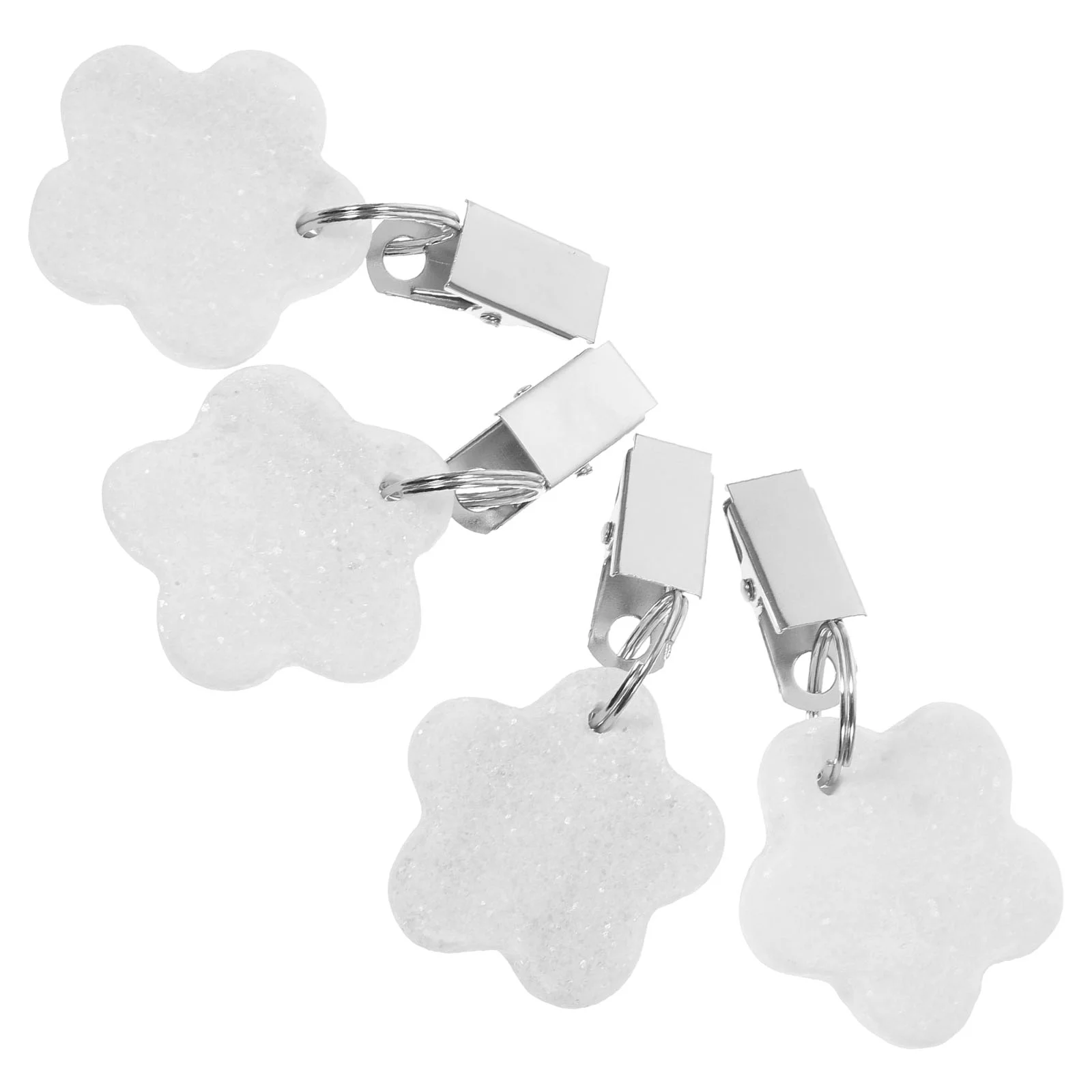 

4 Pcs Delicate Tablecloth Weights Compact Cloths Cover Clips Picnic for Curtain