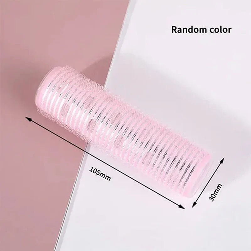 Hair Styling Tool Hair Curling Tools 6Pcs Randomly Color Aluminum Core Long Hair Curler Bang Roller Korean Self Grip Jumbo