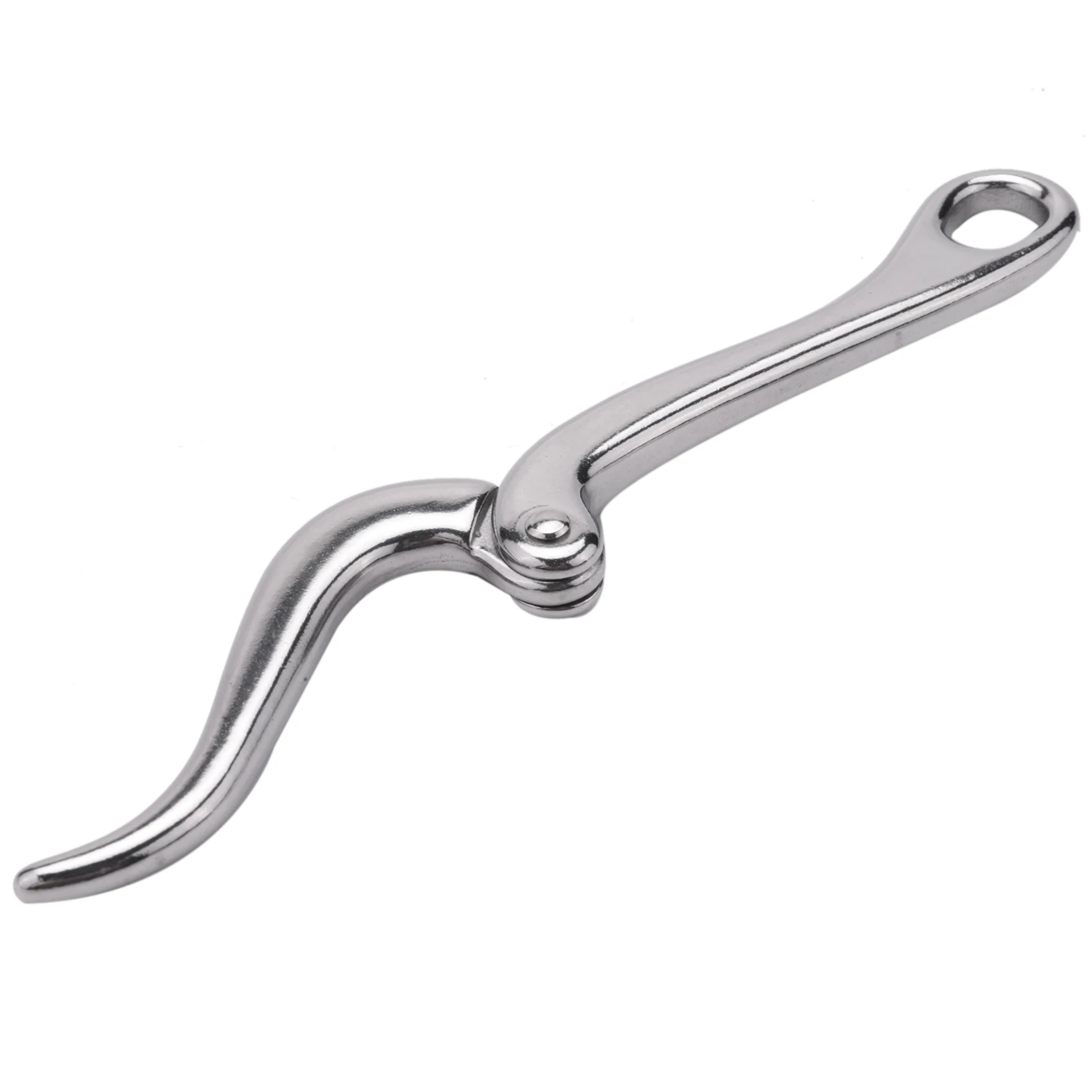 100mm Pelican Hook & Eye with Quick Release Link Stainless Steel 316 Marine Boat Hardware