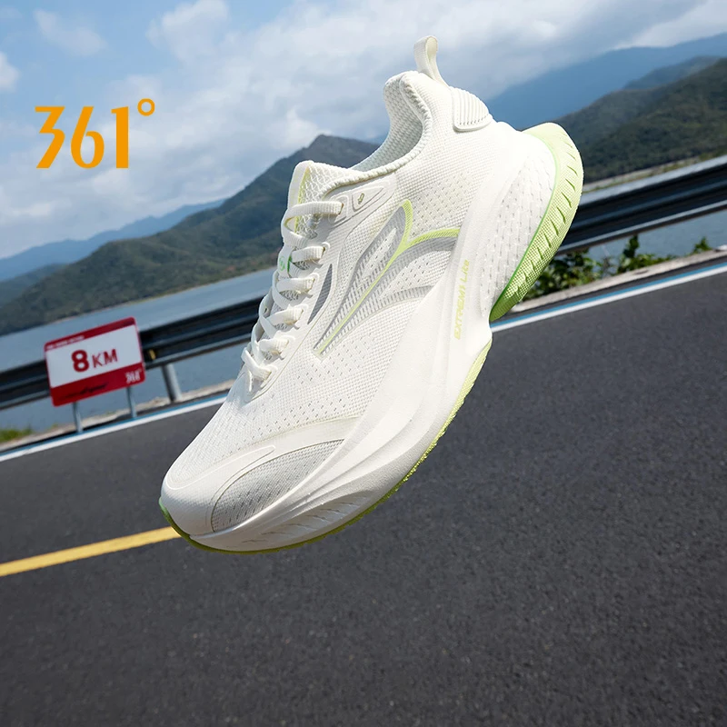 361 Degrees Fierce MAX Men Running Shoes New Mesh Soft Breathable