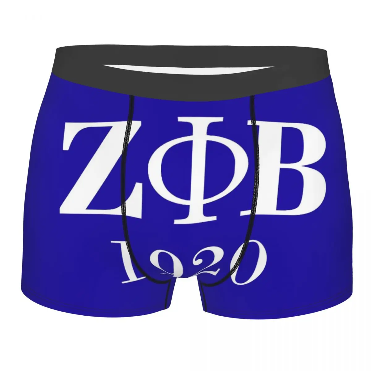 

Fashion Zeta Phi Beta Sorority Logo Boxers Shorts Panties Male Underpants Comfortable Greek Letter 1920 Briefs Underwear