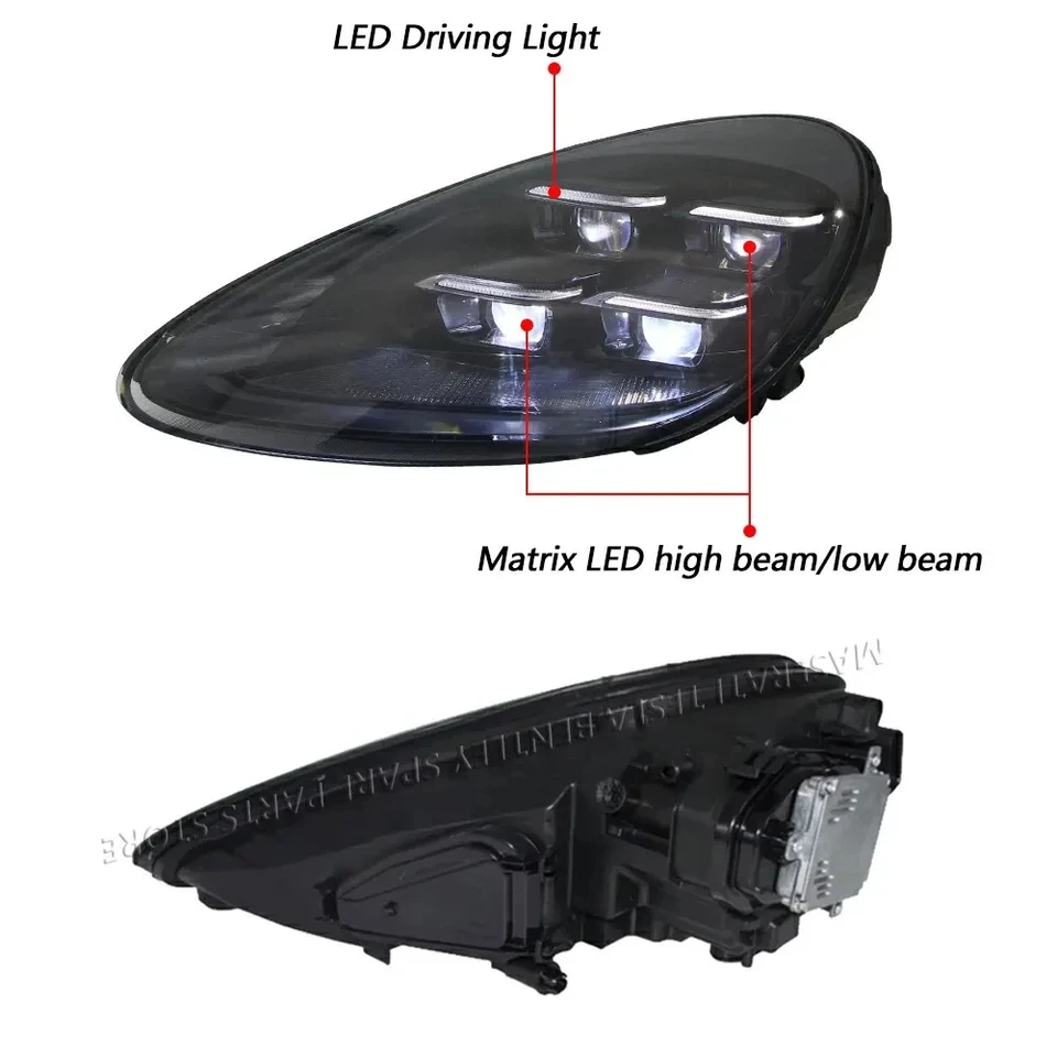 ポルシェカイエンヘッドライト 958.1 958.2 2011-2018 2024 フロント