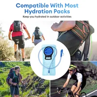 Water Bladder Hydration Backpack 2L Large Capacity EVA Water Bags Reservoir For Running Cycling Hydration Water Storage Bag 2