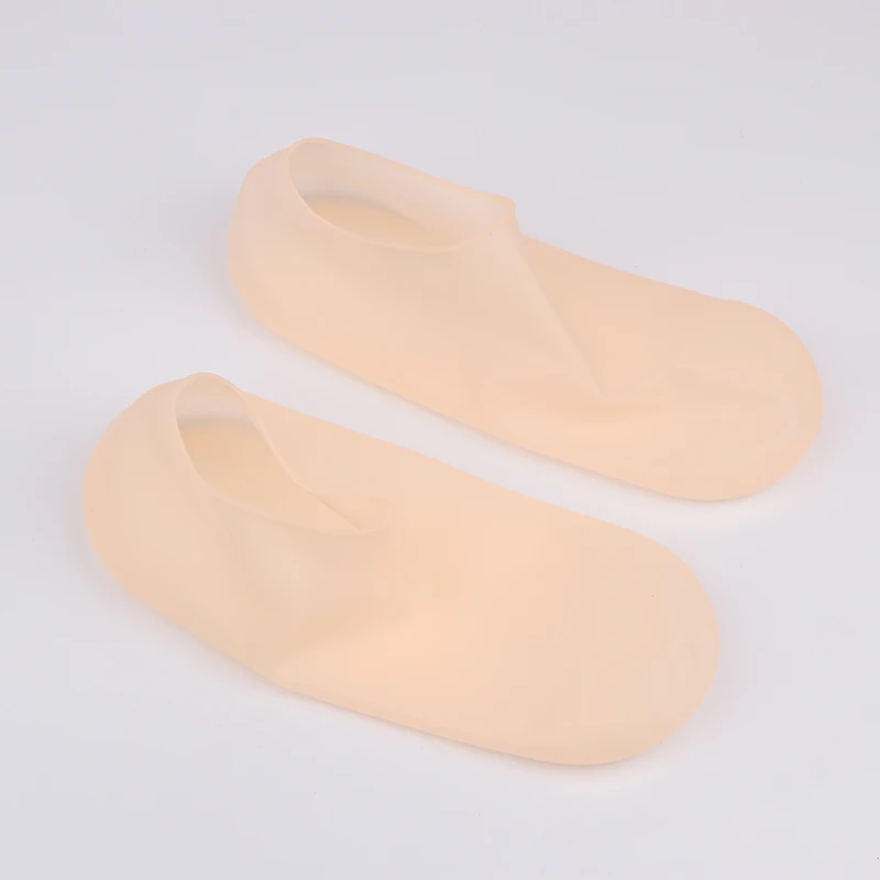 جوارب جل سيليكون مرطبة ، تقشير ومنع جفاف سبا للعنا...