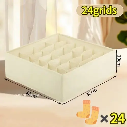 Underwear Organizers Of Cabinets And Drawers Wardrobe Clothes Bra Organizer For Underwear Socks Pants Home Foldable Storage Box - Image 7