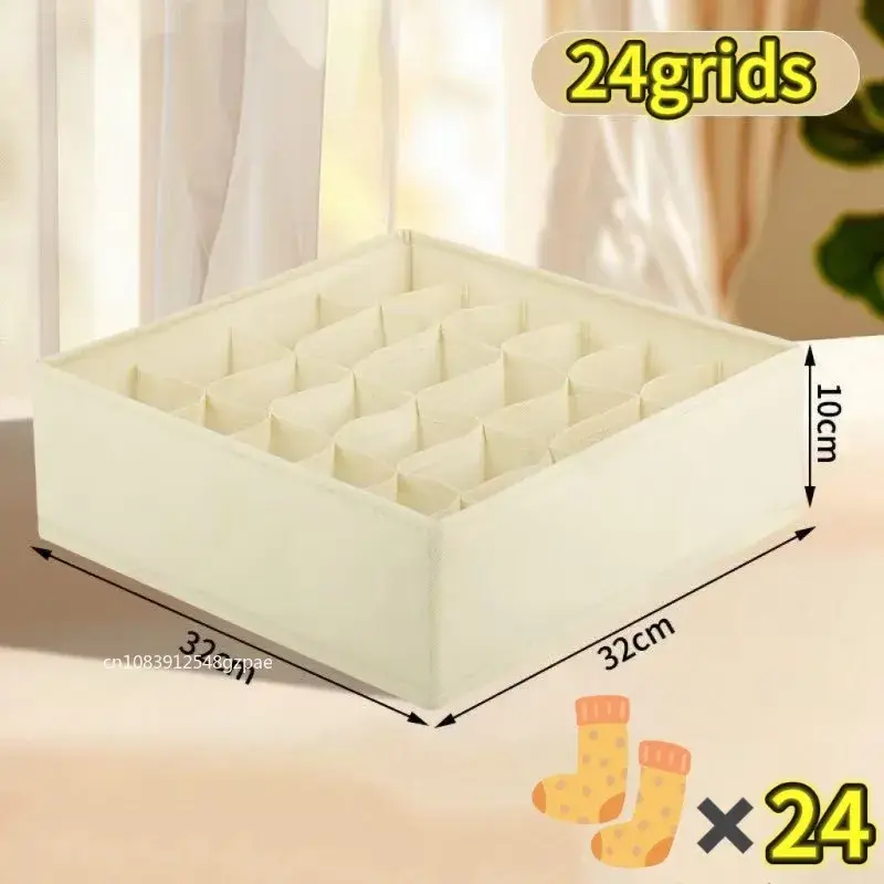 Underwear Organizers Of Cabinets And Drawers Wardrobe Clothes Bra Organizer For Underwear Socks Pants Home Foldable Storage Box - Image 7