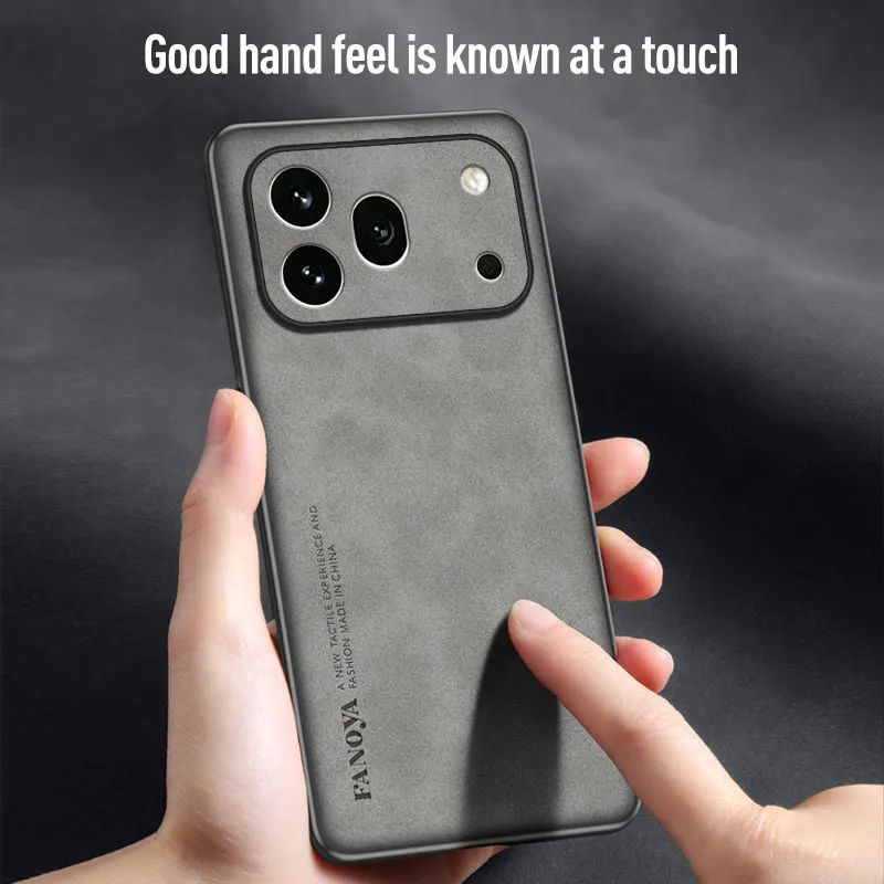 Luxurious PU Leather Sheepskin Feel Phone Case - Protective Cover Sleeve