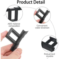 Clips de Drainage d'eau pour panneaux solaires, 30/35/40mm, 10 pièces, Modules photovoltaïques, Clips de nettoyage pour vidange d'eau, fournitures d'énergie solaire 5