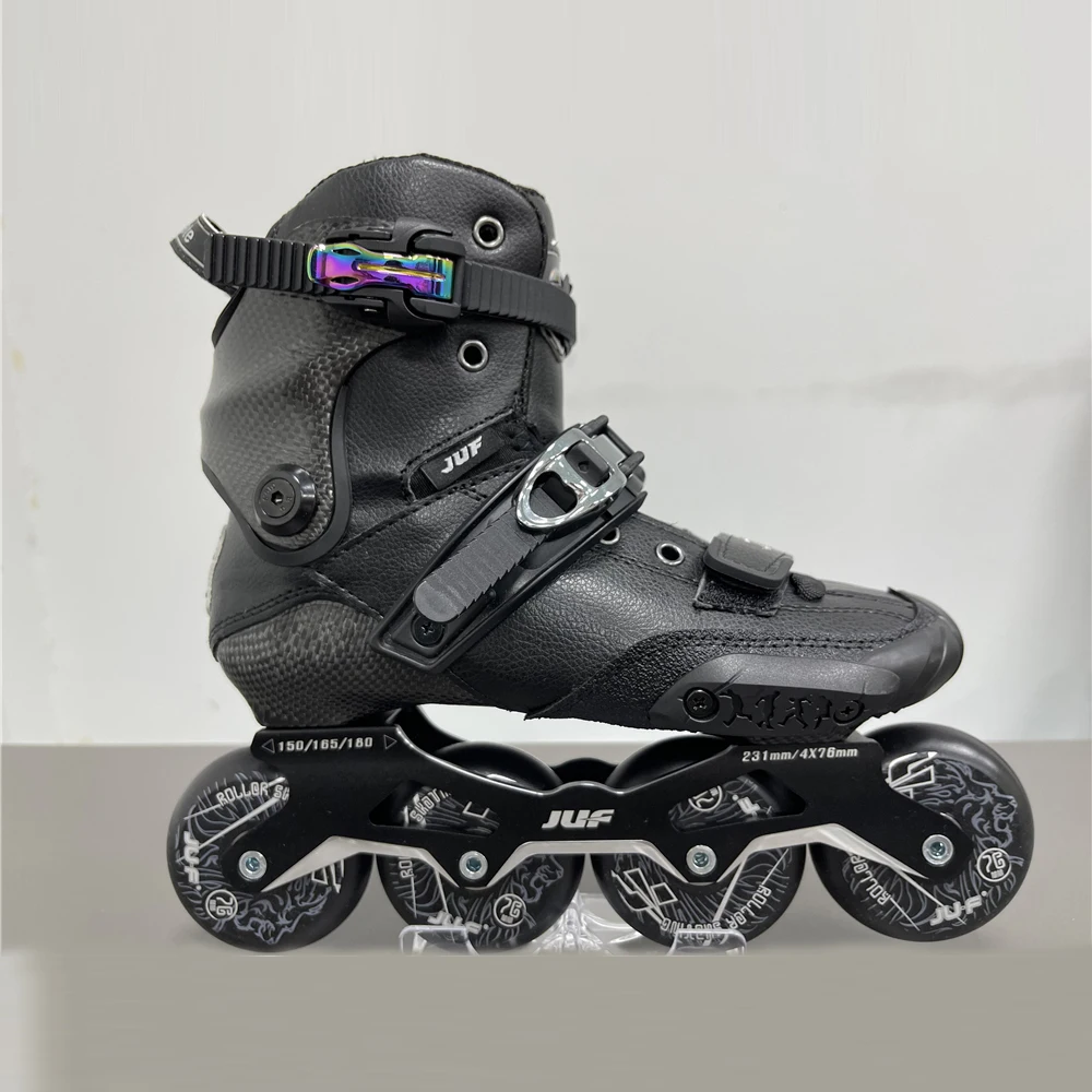 Professional Slalom Inline Skates Carbon Fiber Bonts Cuff Adult Roller