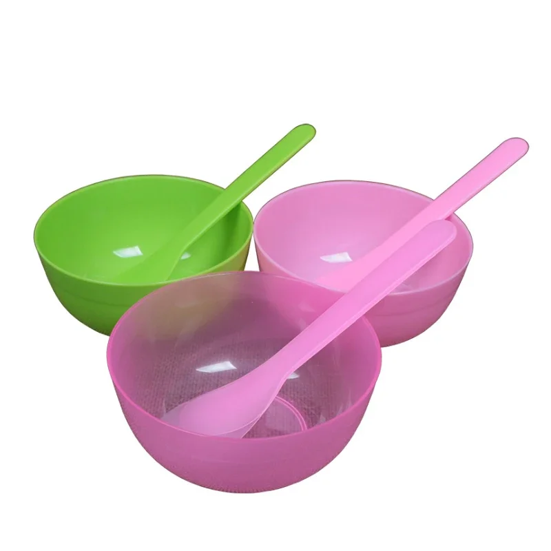 Ladies Facial Set Mask Mixing Bowl Set Girls Facial Skin Care Mask Mixing Tool Kit Beauty Supplies Mask Bowl Mask Spoon Set