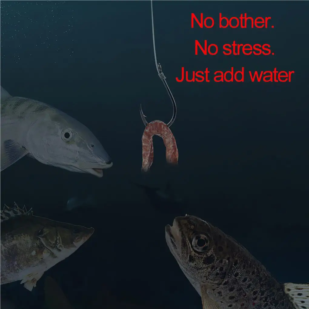 Description Picture 4 of item1 Bag 10g Dry Sandworm Fishing Lure Natural Dried Worms Outdoor Recreational Angling Tournament Portable Seductive Food