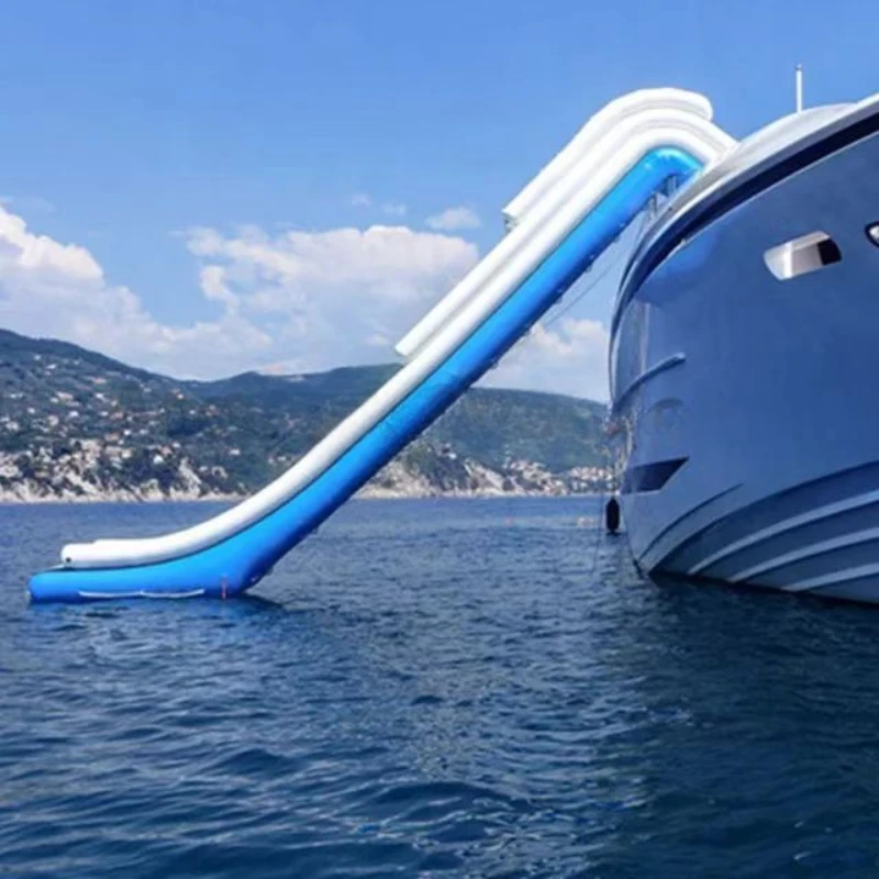 

Плавающая надувная водная яхта для лодки, надувная док-станция для водных игр