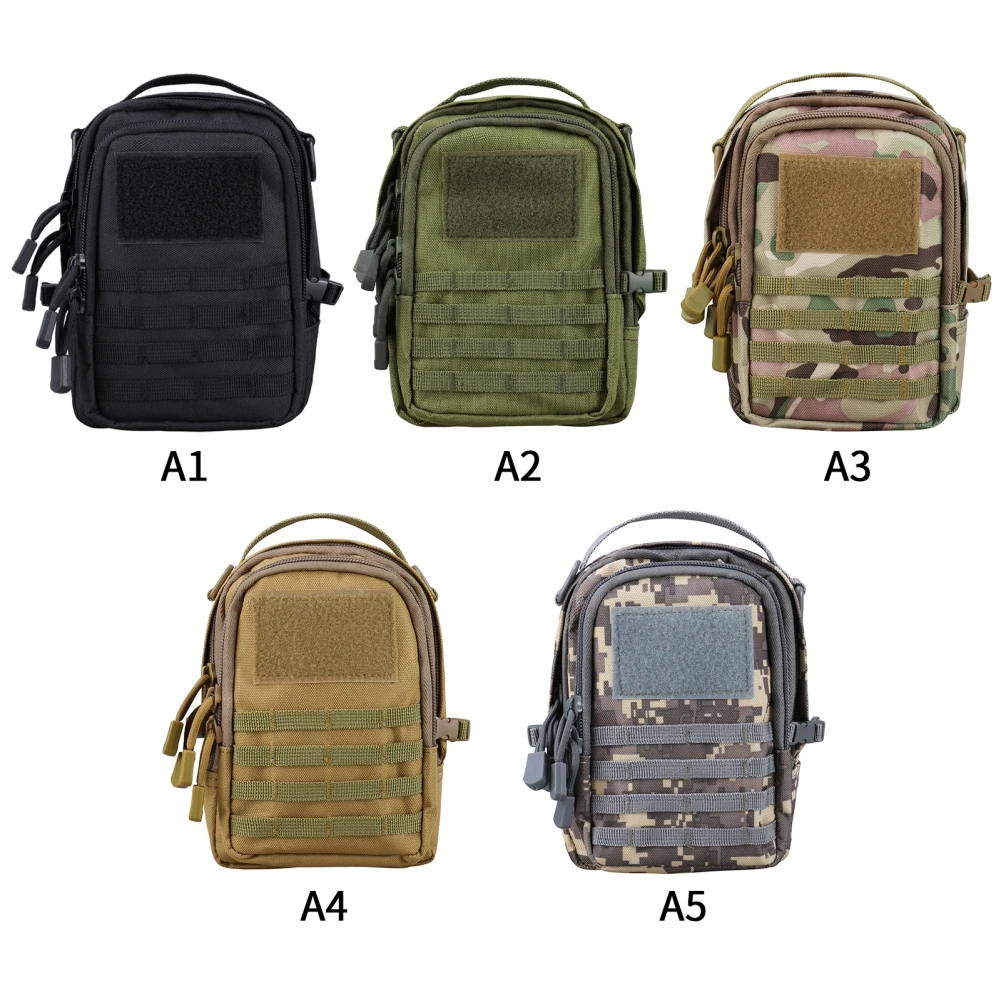Tactical Molle Pouches Waist Bag, Mobile Phone Belt Pouch, EDC Gadget Slim Utility Waist Bag 2