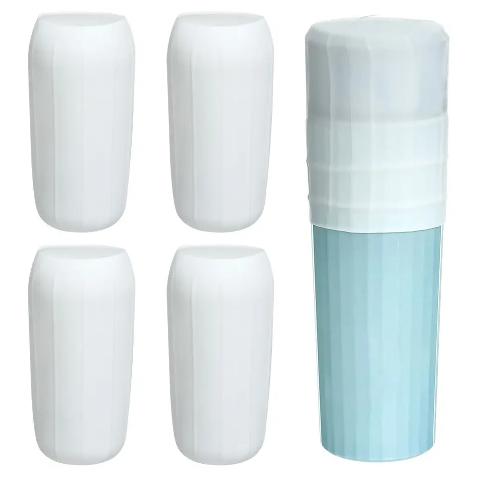 Lot De 16 Couvre-bouchons En Silicone Anti-fuite Pour Voyage - Élastiques, Pour Flacons De Shampooing, Lotions - 7.8x3x3 Cm