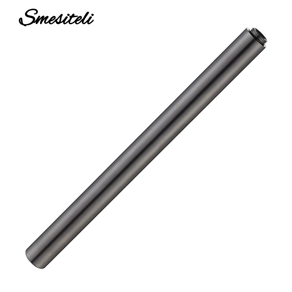 Shower Arm Extension Tube Brass Extra Pipe Male Hole Installation Bathroom Sky Arm additional lengthen