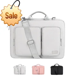 Homens e mulheres bolsa de ombro bolsa para computador portátil diagonal cruz saco estudante cor sólida bolsa para computador portátil caso