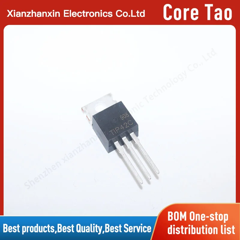

10pcs/lot TIP42C TIP42 TO-220 PNP transistors into triode new and original