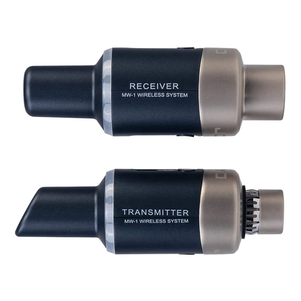 Фото JOYO MW-1 5,8 ГГц Беспроводная микрофонная система 4 канала подключение к XLR Mic адаптер беспроводной Динамический микрофон передатчик приемник №2