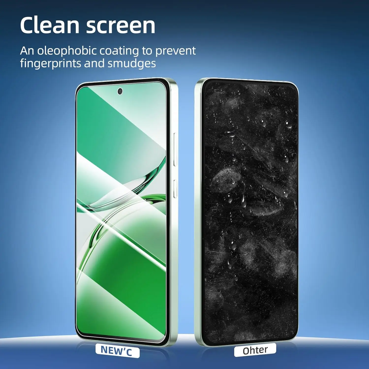 Premium HD Tempered Glass Screen Protector Film (2/4 Pack)