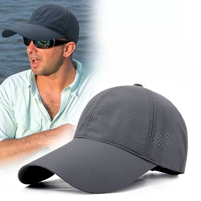 Spring Baseball Cap with Breathable Mesh, Sun Hat, Golf Cap, Quick Drying Sports Cap, Suitable for Daily Use, Outdoor Use,Unisex