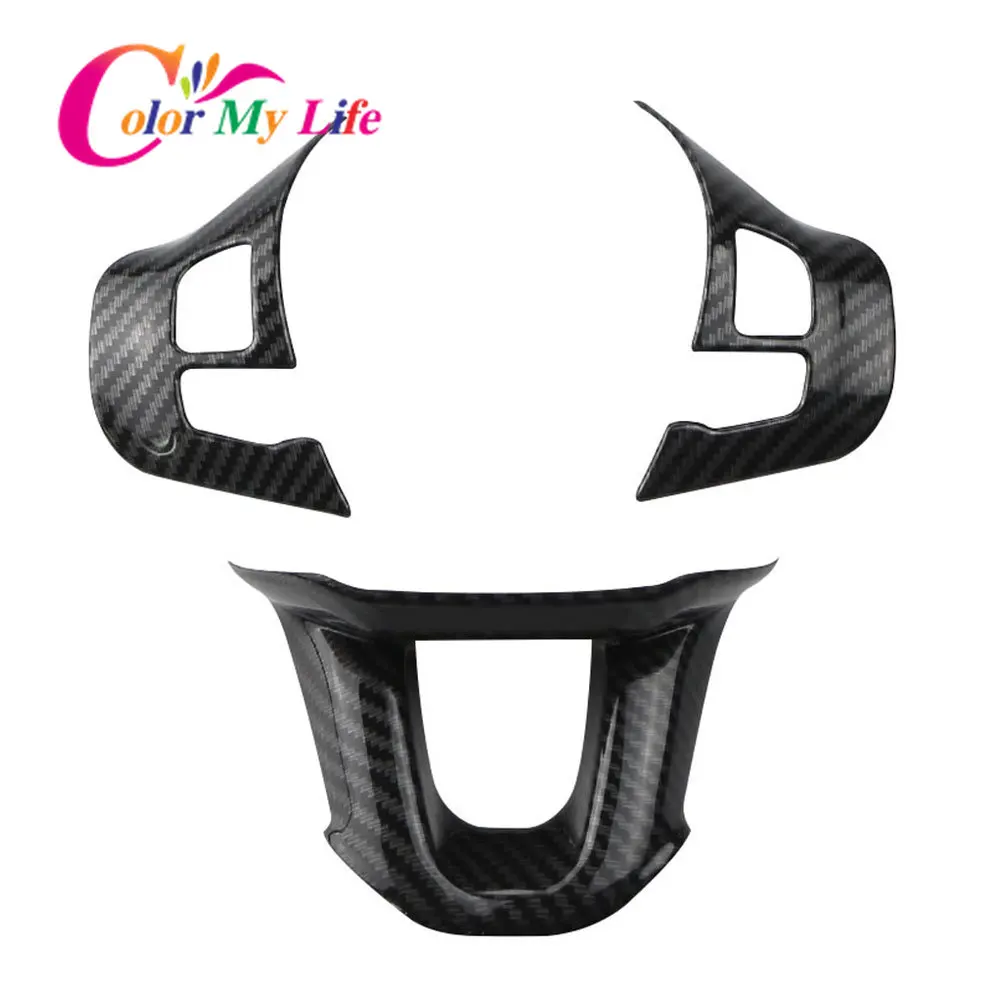 3 Pz/Set Pannello Del Volante Pulsante Interruttore Copertura Paillettes Per Peugeot 2008 208 2014 - 2018 Modanature Interne Trim Car Sticker