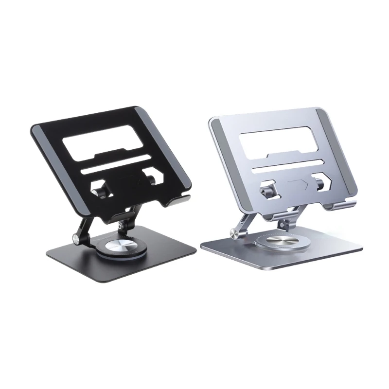 

16FB Foldable Tablet Bracket Stand 360° Rotating Hollowed Notebook Holder Bracket