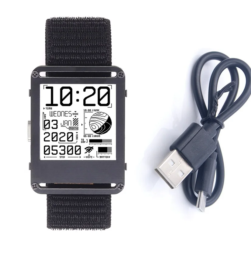 

Умные часы ESP32 1 шт., электронные часы с поддержкой Wi-Fi и интерфейсом USB TYPE-C, для arduino ESP32, плата модуля «сделай сам»