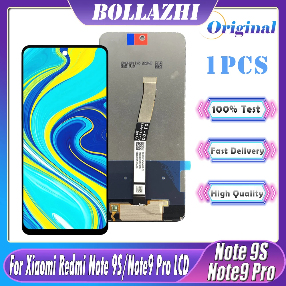 6-67-Original-LCD-For-Xiaomi-Redmi-Note-9S-LCD-Touch-Display-Screen ...