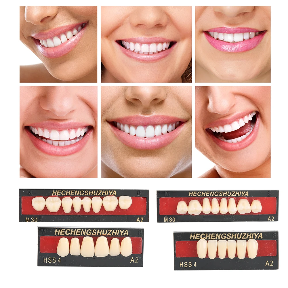 Dental Material Synthetic Resin False Teeth Filling Denture Tooth Care Tool False Teeth Resin False Teeth Temporary Tooth Repair