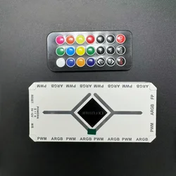 Advanced ARGB Lighting and PWM Fan Speed Controller with Temperature Control (WHITE)