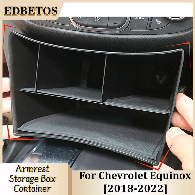 

2018 2019 2020 2021 2022 Car Central Armrest Storage Box For Chevrolet Equinox Accessories Center Console Organizer Containers