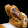 Dutch Bunny High Fidelity Anime Cute Rabbit Plushie Dutch Rabbits Plush Toys Lifelike Animals Simulation Stuffed Doll Kawai Toy 6