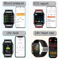 Nouvelle Montre Connectée 2026 pour Hommes et Femmes avec Analyse de la Santé Cardiaque, NFC, Pompe à Air et Coussin d'Air, Mesure Précise de la Tension Artérielle, Acide Urique, ECG et Fonction d'Appel 4