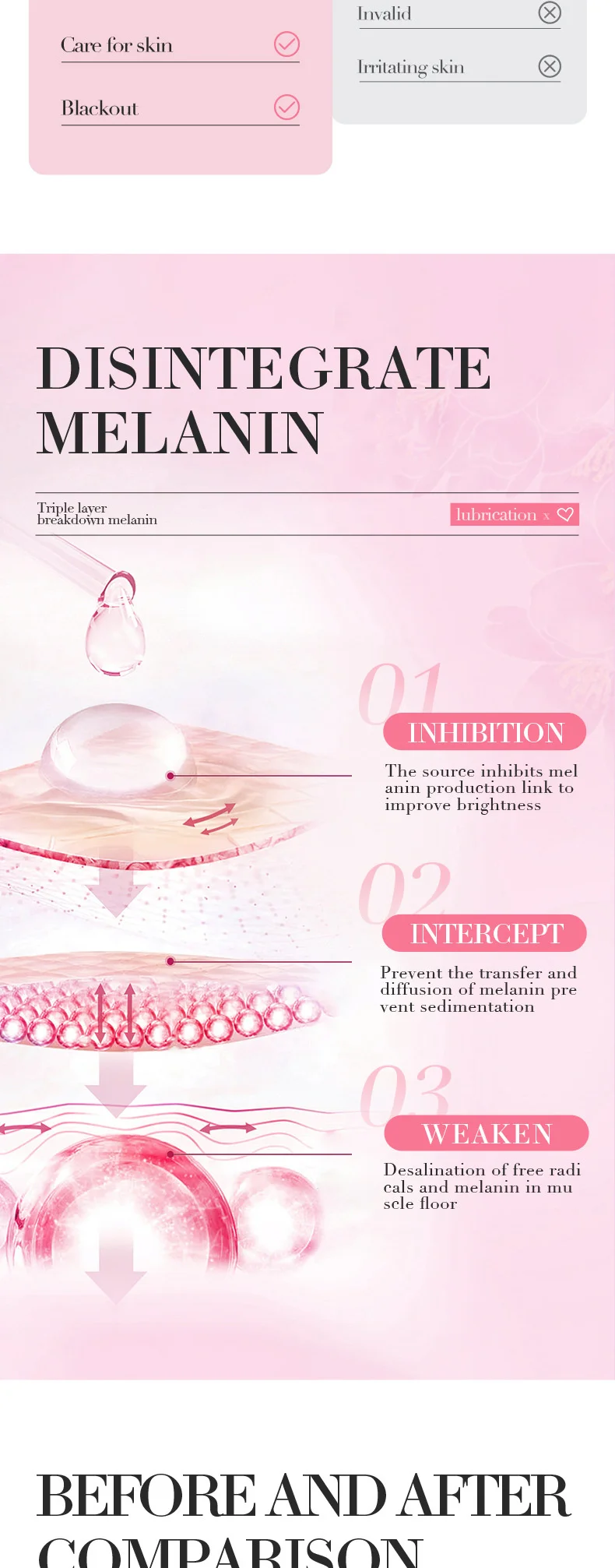 Fast Lightening Pink Lip Bleaching For Dark Lips Remove Melanin Lip Balm Sexy Rose Magic Lip Oil Whitening Moisturizing Makeup