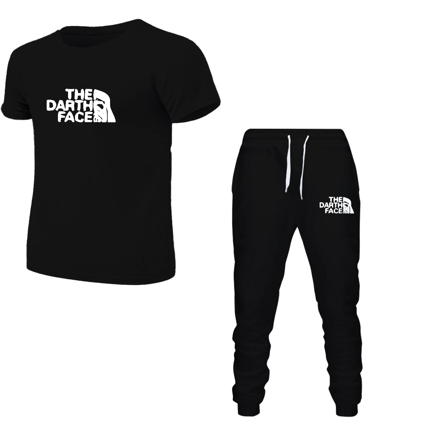 

Hot-Selling Summer 100% Cotton T-Shirt Pants Set Casual Brand Fitness Jogger Pants T Shirts Fashion Men'sTracksuit