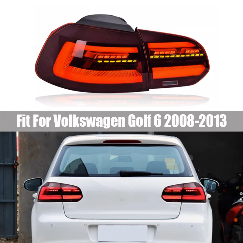 Taillight Assembly Suitable for Volkswagen Golf 6 GTI R20 2008 2009 - 2013 Modified Golf 8 LED Driving Lights Brake Turn Light