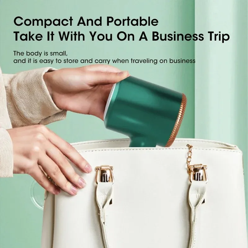 Portable Electric Lint Remover USB Rechargeable Clothing Hair Ball Trimmer for Pellets Fuzz and Fluff Removal