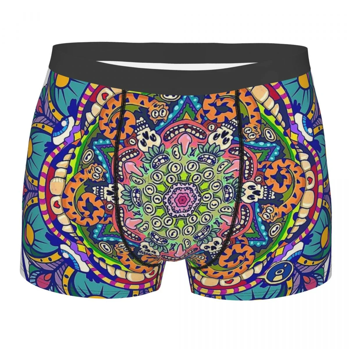 

MUTANT Art Mandala Deco Underpants Homme Panties Men's Underwear Print Shorts Boxer Briefs