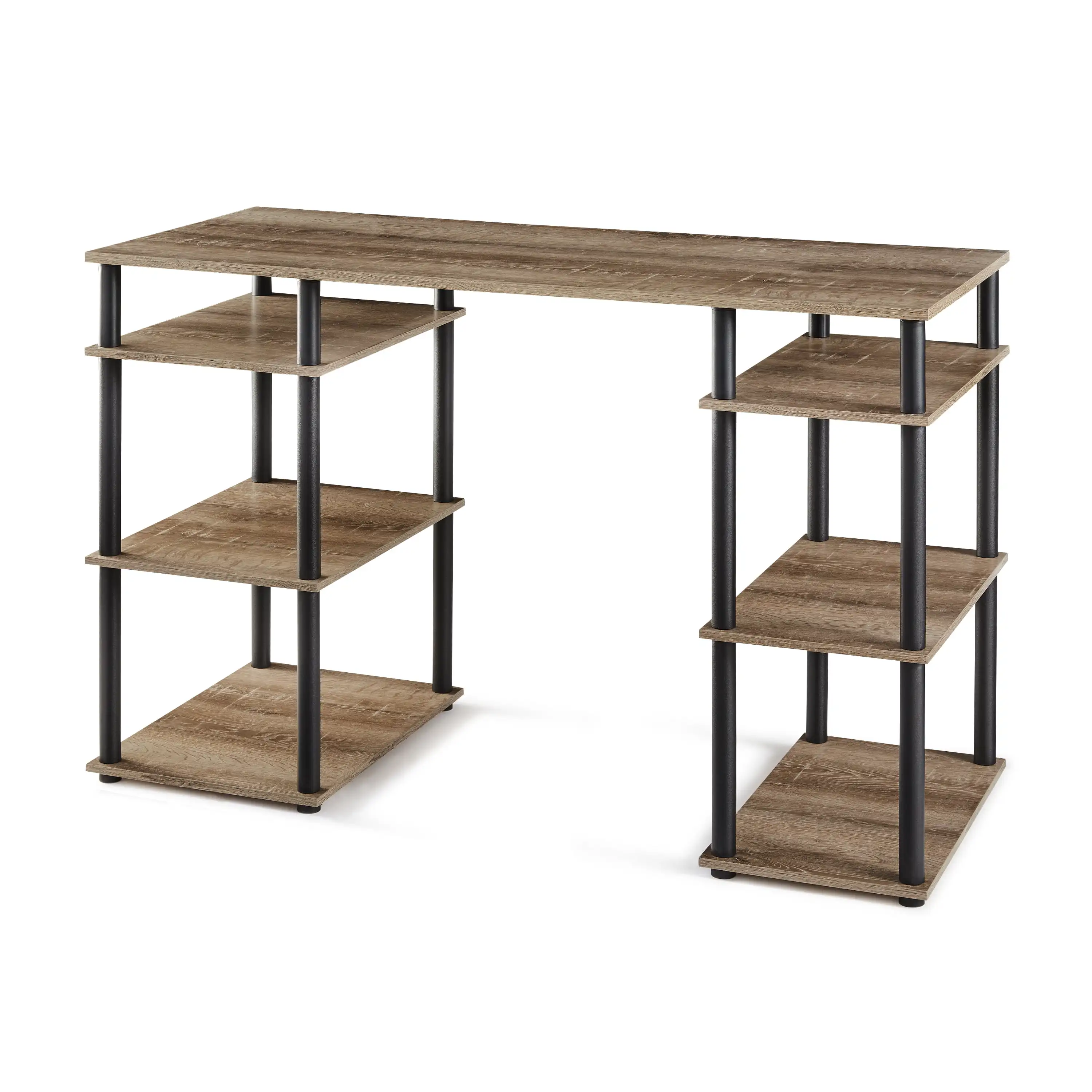 

Mainstays No Tools Computer Desk, Rustic Brown