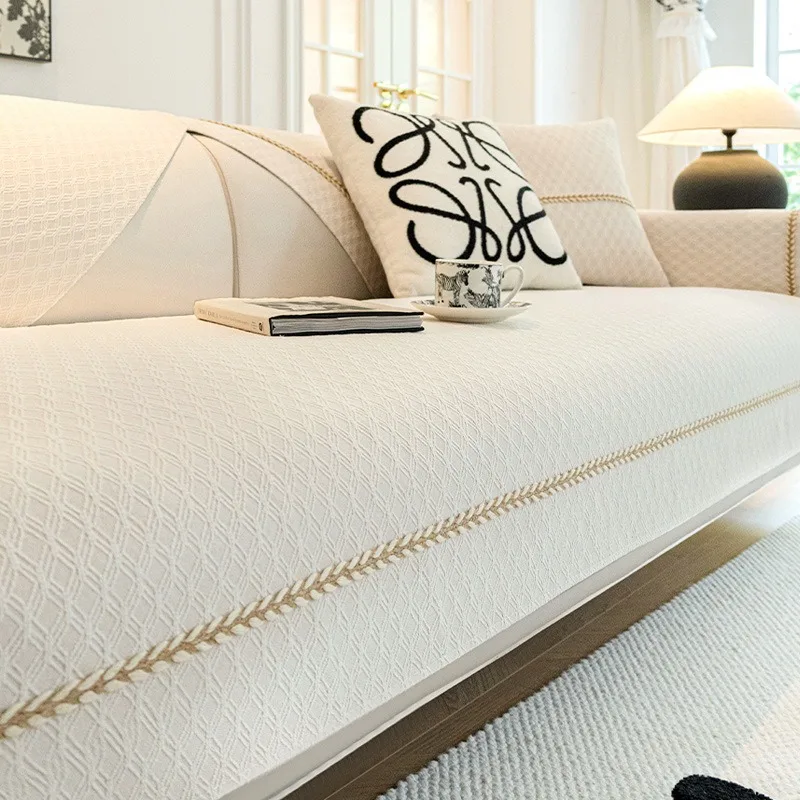 Sofa Cover Four Seasons Universal Chenille Wrap Side Couch Anti-Pet Scratching Protector Mat Living Room