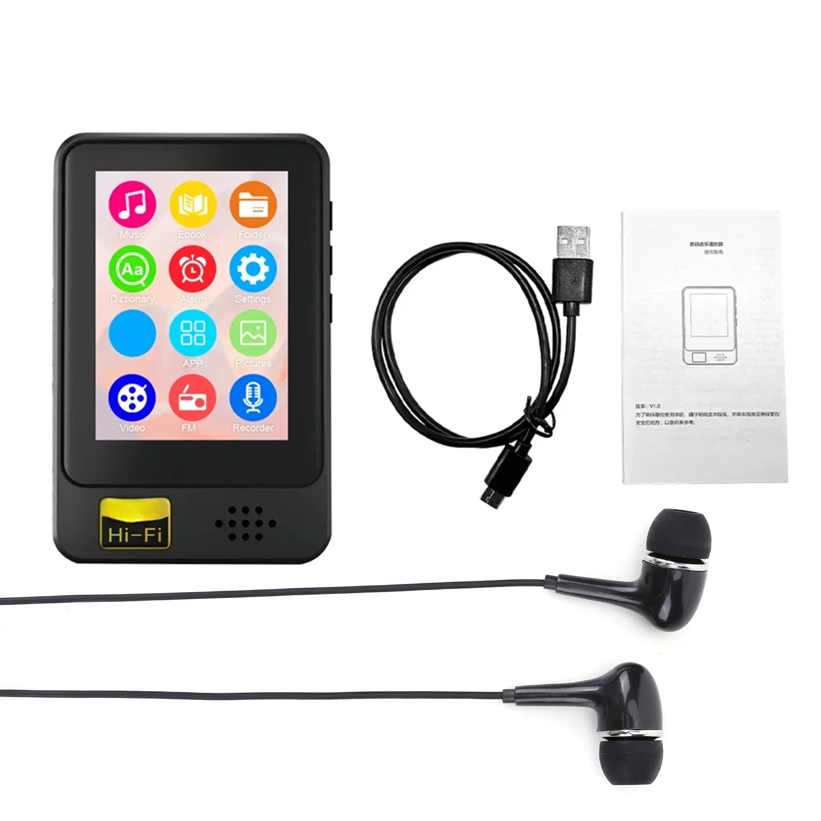 л ũ Ǯ ġ ũ MP3 MP4 ÷̾,  ȣȯ 5.2,  ȣ, 3.5mm ̾, 1.8 ġ, 8 GB, 16 GB, 32 GB, 64GB