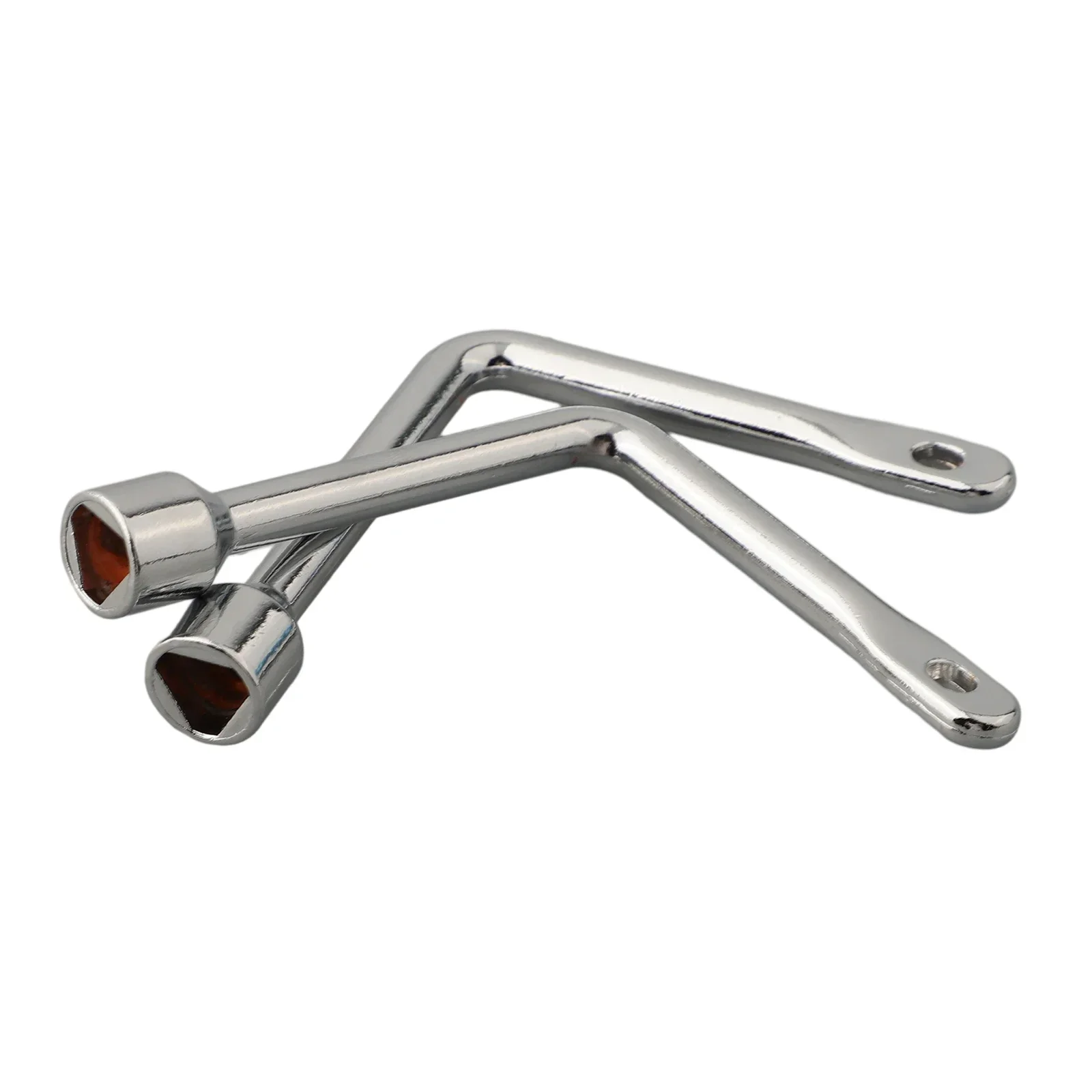 Triangle Key Wrench Zinc Alloy Silver Elevator Door Keys Triangular Key Socket Electric Control Cabinet Manual Wrenches 2pcs