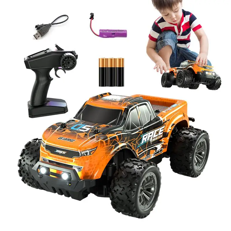 

Remote Control Truck For Kids 1:20 2.4Ghz Remote Control Electric Climbing Truck Model RC Crawler Electric Radio Control Cars